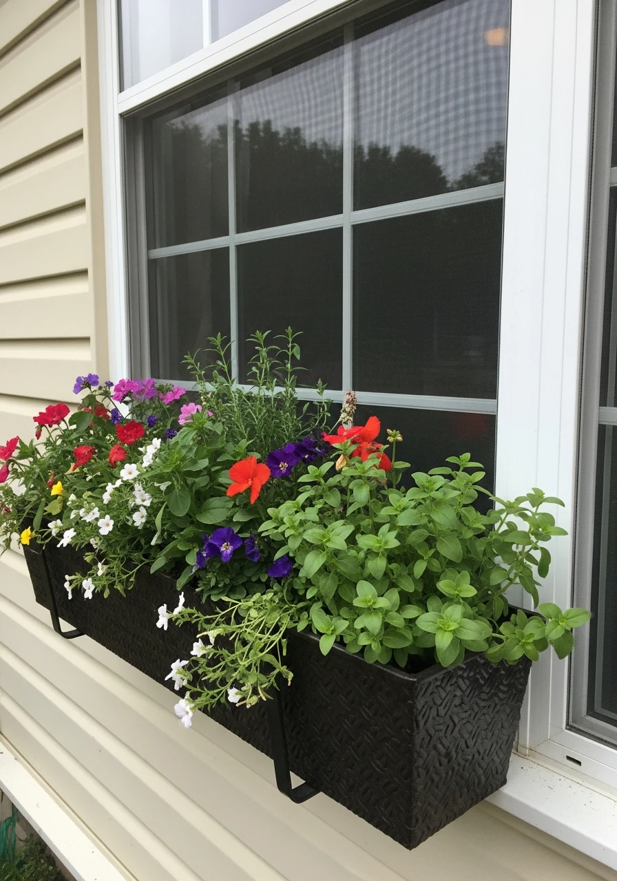 Window Box Charm - 50 Brilliant Garden Ideas for Small Spaces