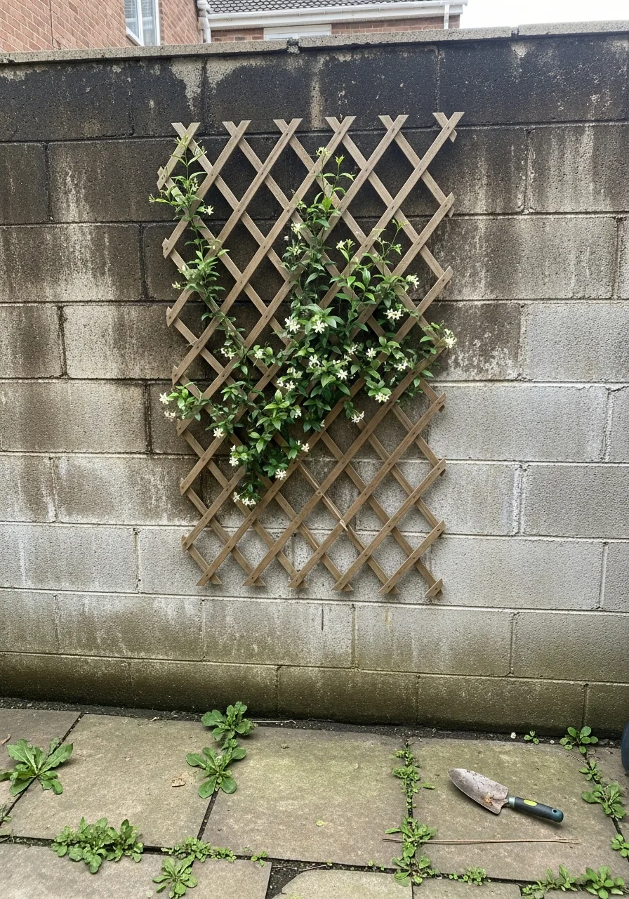 24. Trellis Hiding Ugly Walls