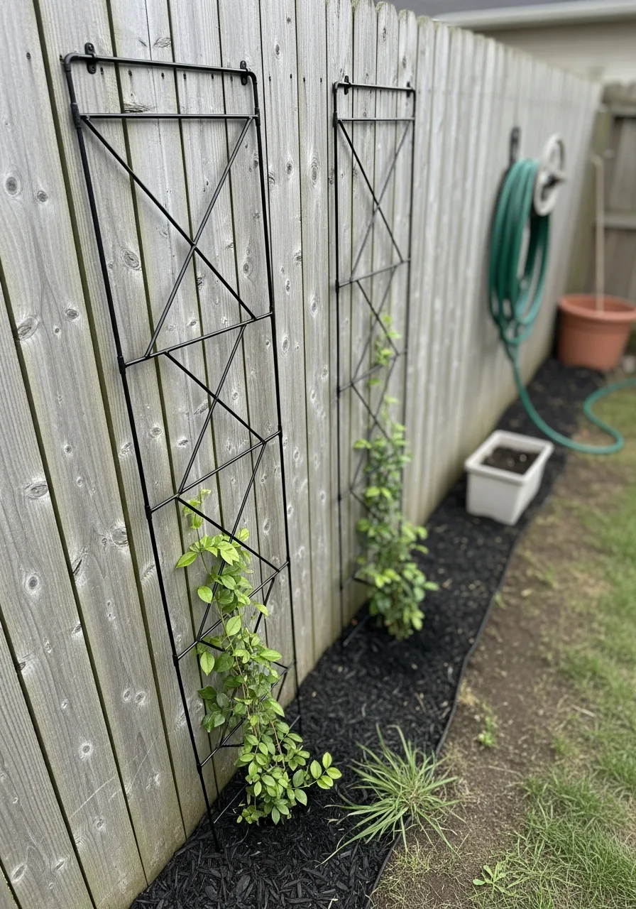 30. Trellis Garden Art Installation