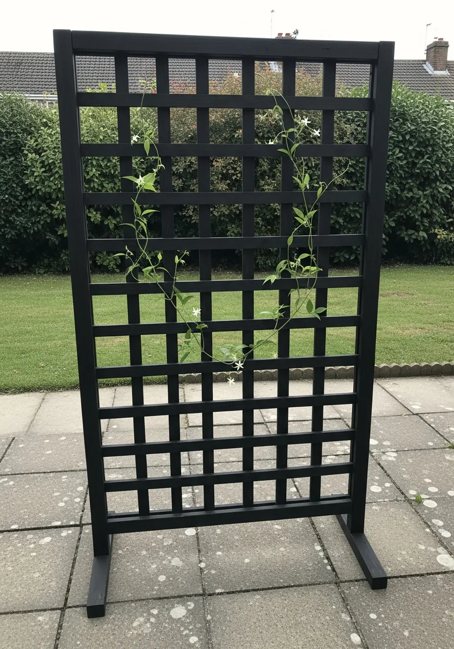 5. Freestanding Trellis Divider