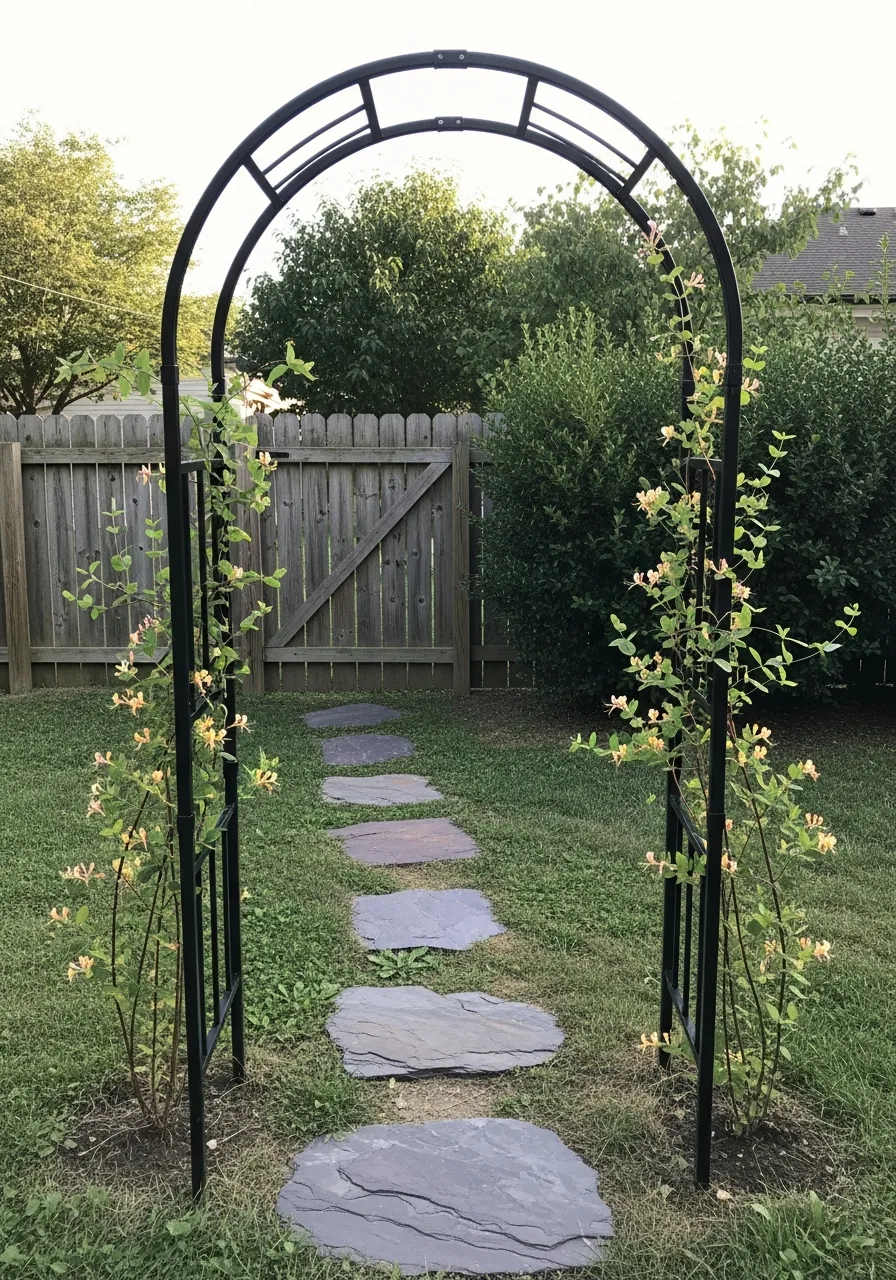 6. Arch Trellis Garden Entrance