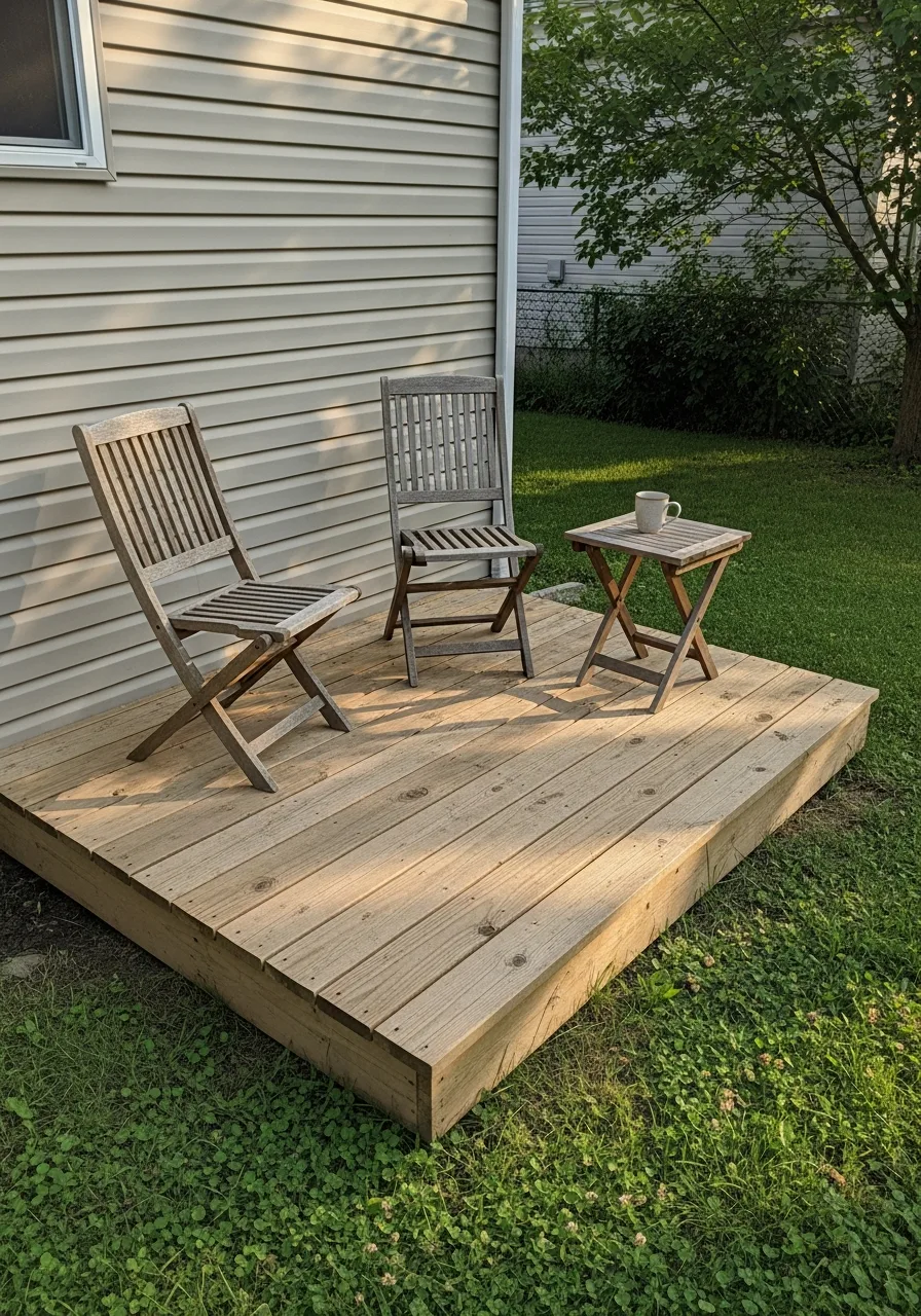 13. Corner Ground Level Deck