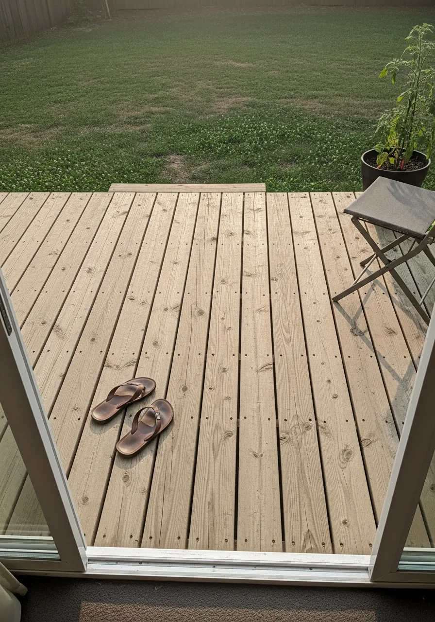 23. Pre Cut Lumber Deck