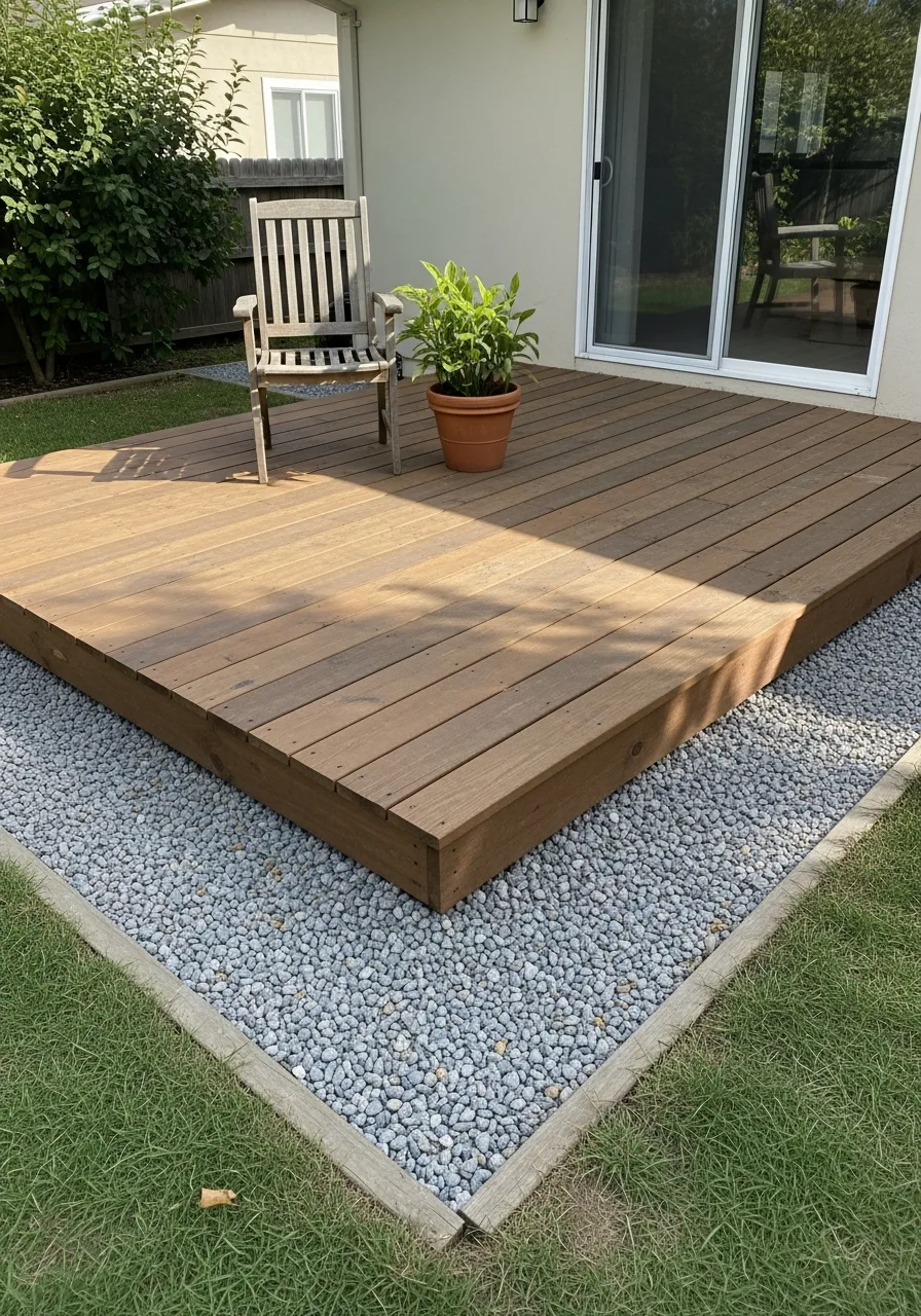 31. Deck with Gravel Surround