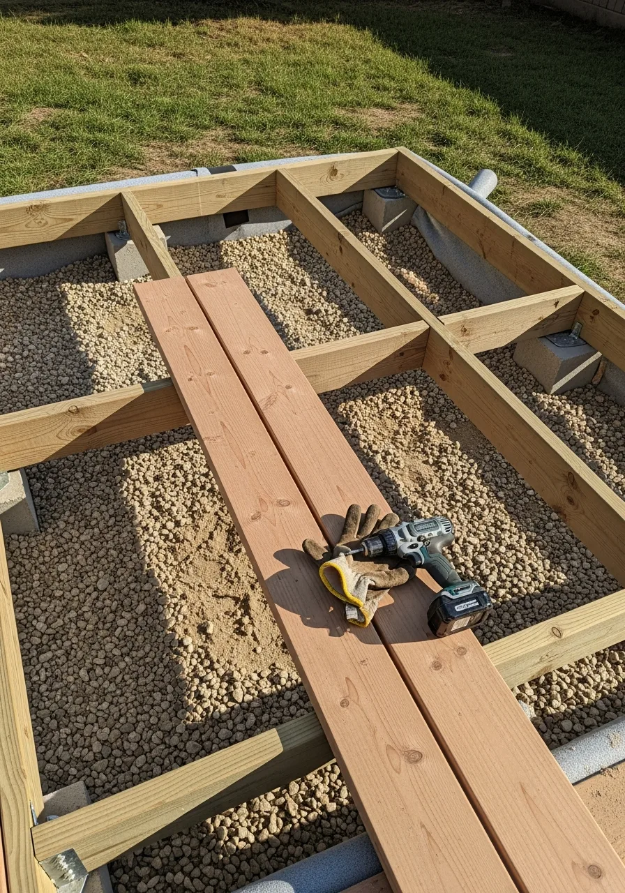 4. Sand Level Deck Foundation