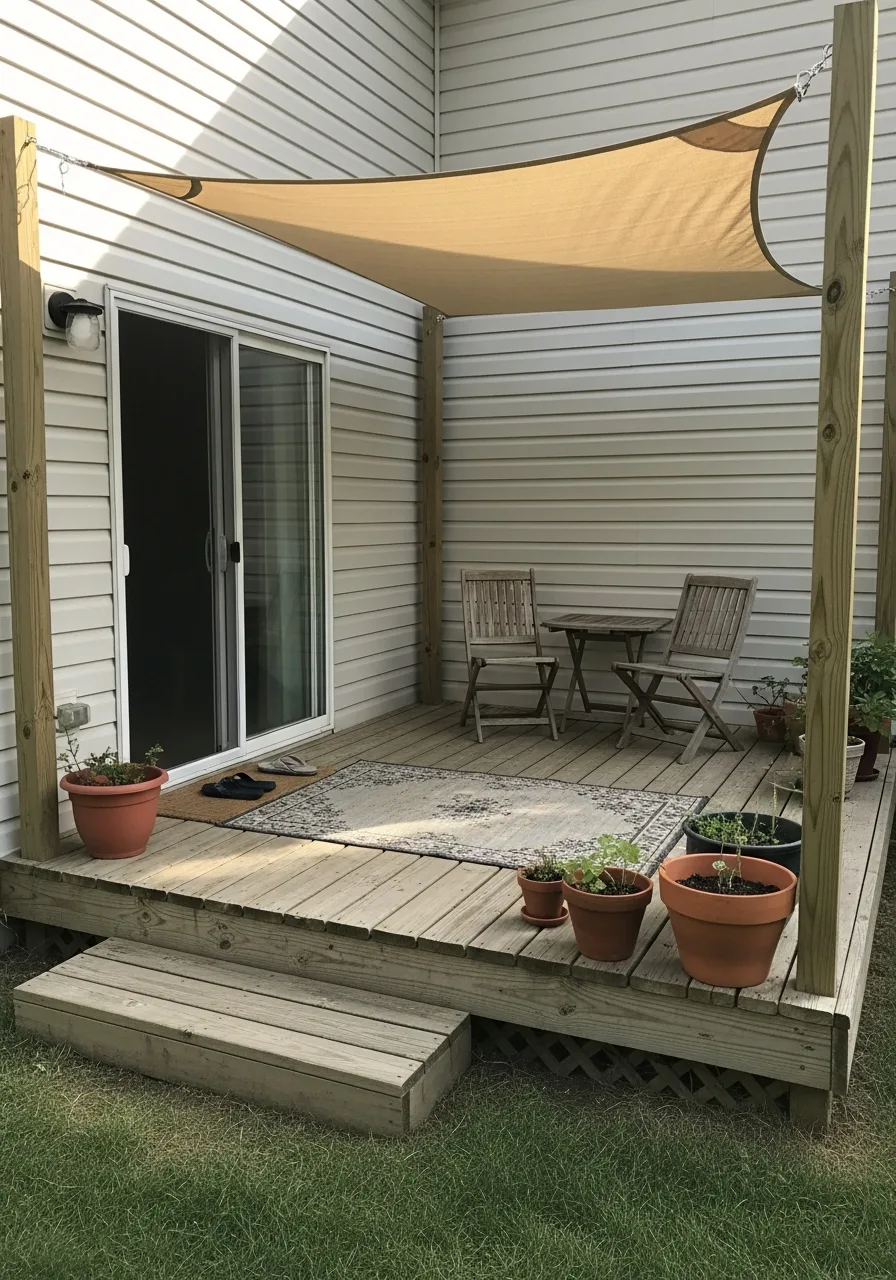 43. Shade Sail Over Deck