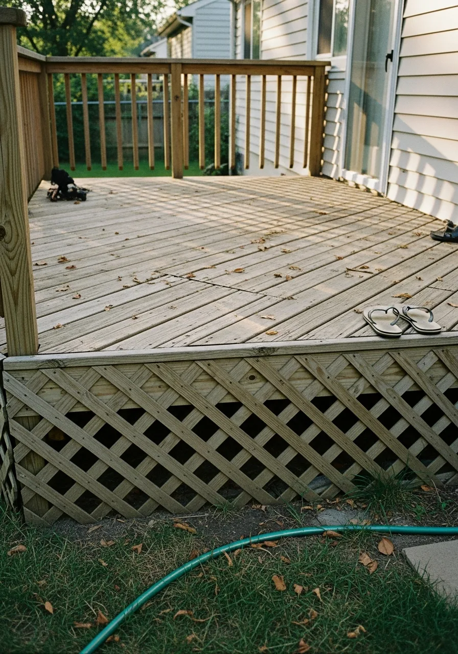 44. Deck Skirting with Lattice