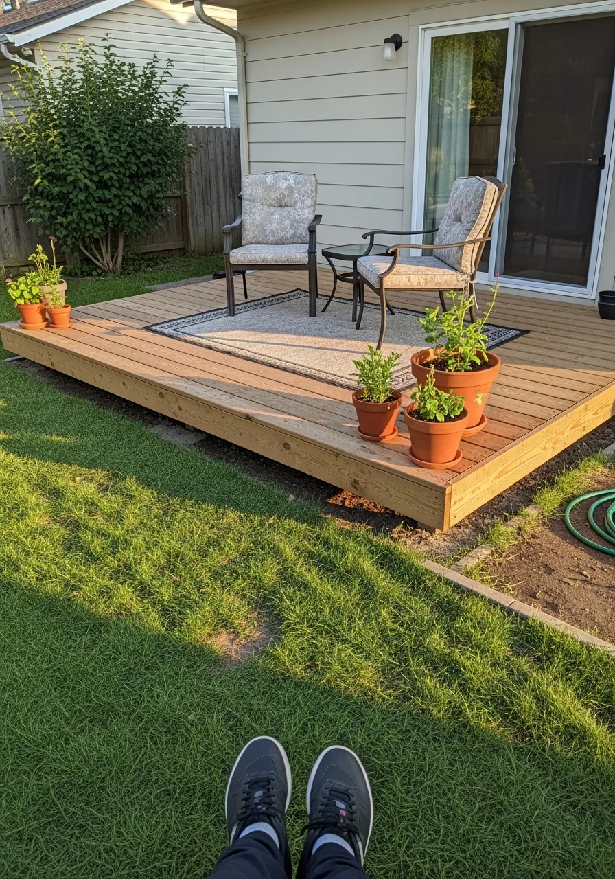 48. Low Profile Modern Deck