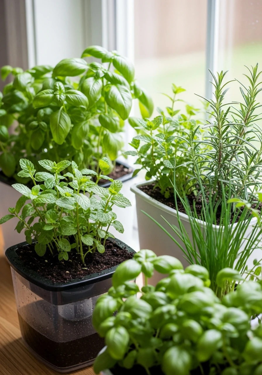 Self-Watering Herb Beds - 50 Herb Garden Ideas for a Beautiful, Budget-Friendly Home