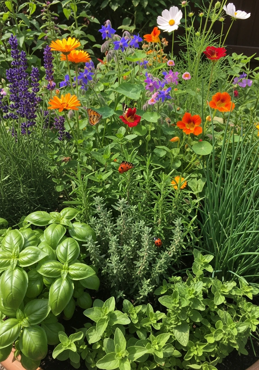 Herbs & Flowers - 50 Herb Garden Ideas for a Beautiful, Budget-Friendly Home