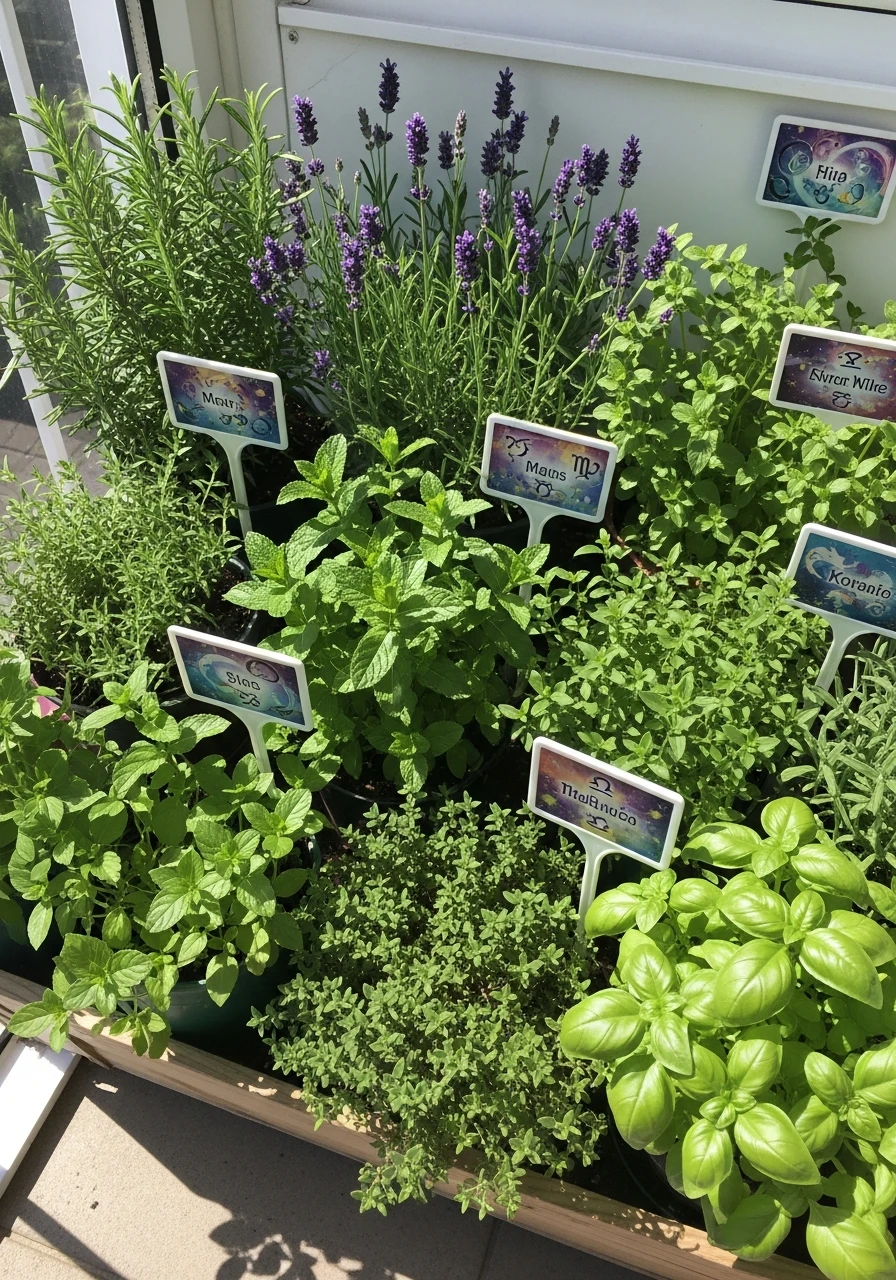 Zodiac Herb Garden - 50 Herb Garden Ideas for a Beautiful, Budget-Friendly Home