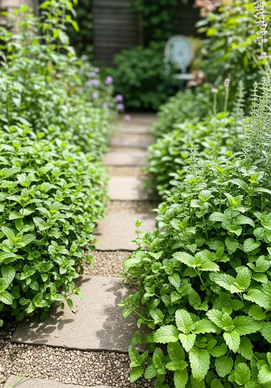 Aromatic Path Edges - 50 Herb Garden Ideas for a Beautiful, Budget-Friendly Home