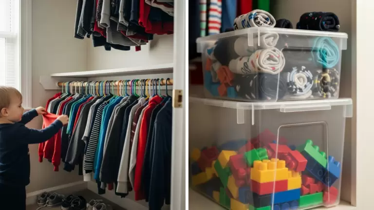 40 Clever Organization Ideas for Kids Closets
