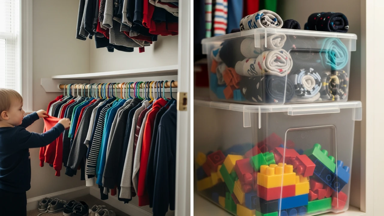 40 Clever Organization Ideas for Kids Closets - Addicted To Organization