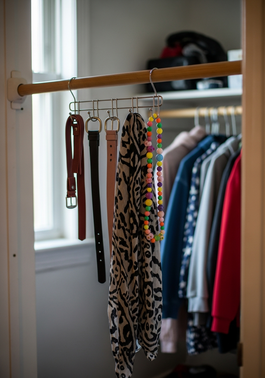 11. Use Belt and Accessory Racks