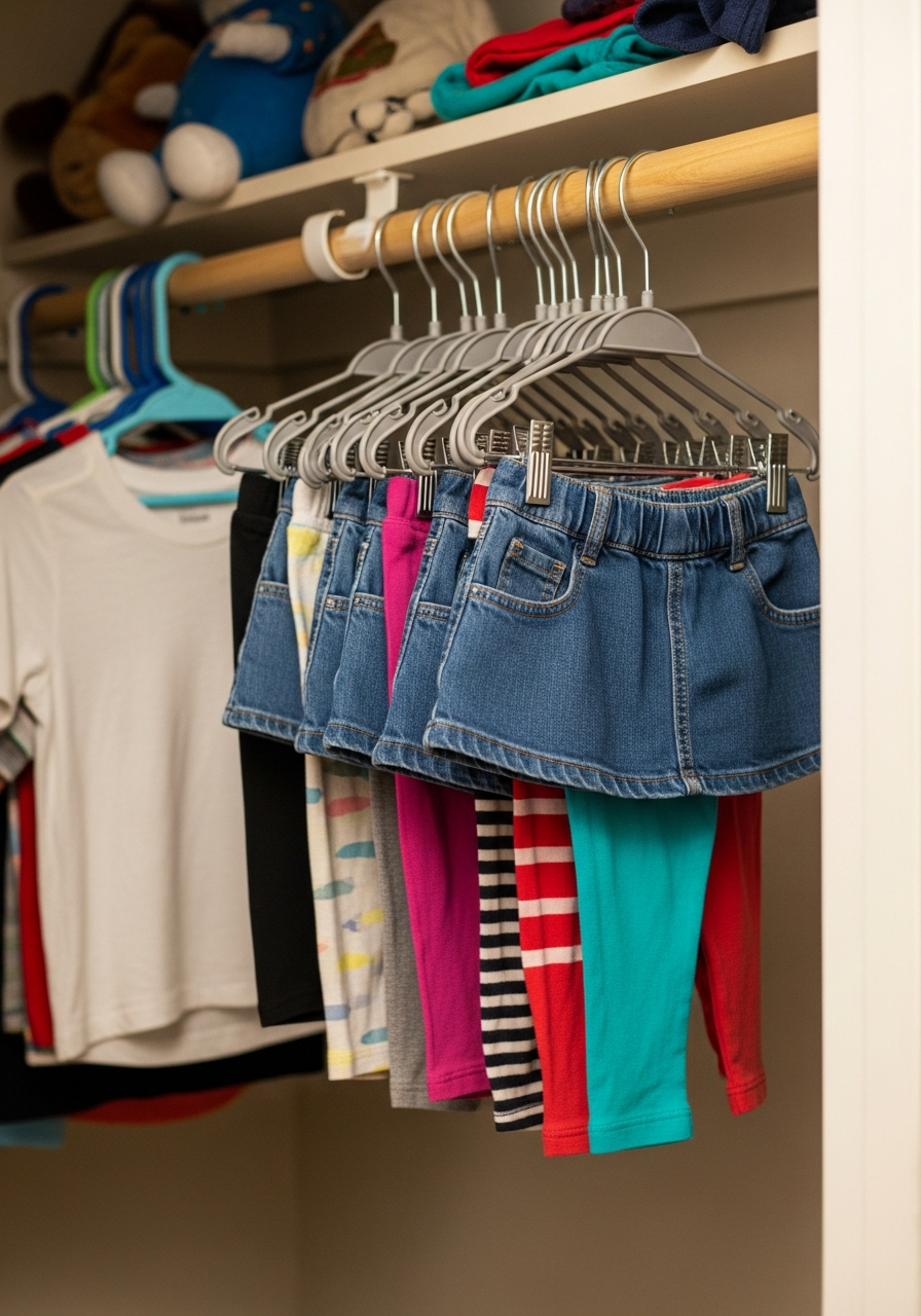 14. Utilize Tiered Hangers