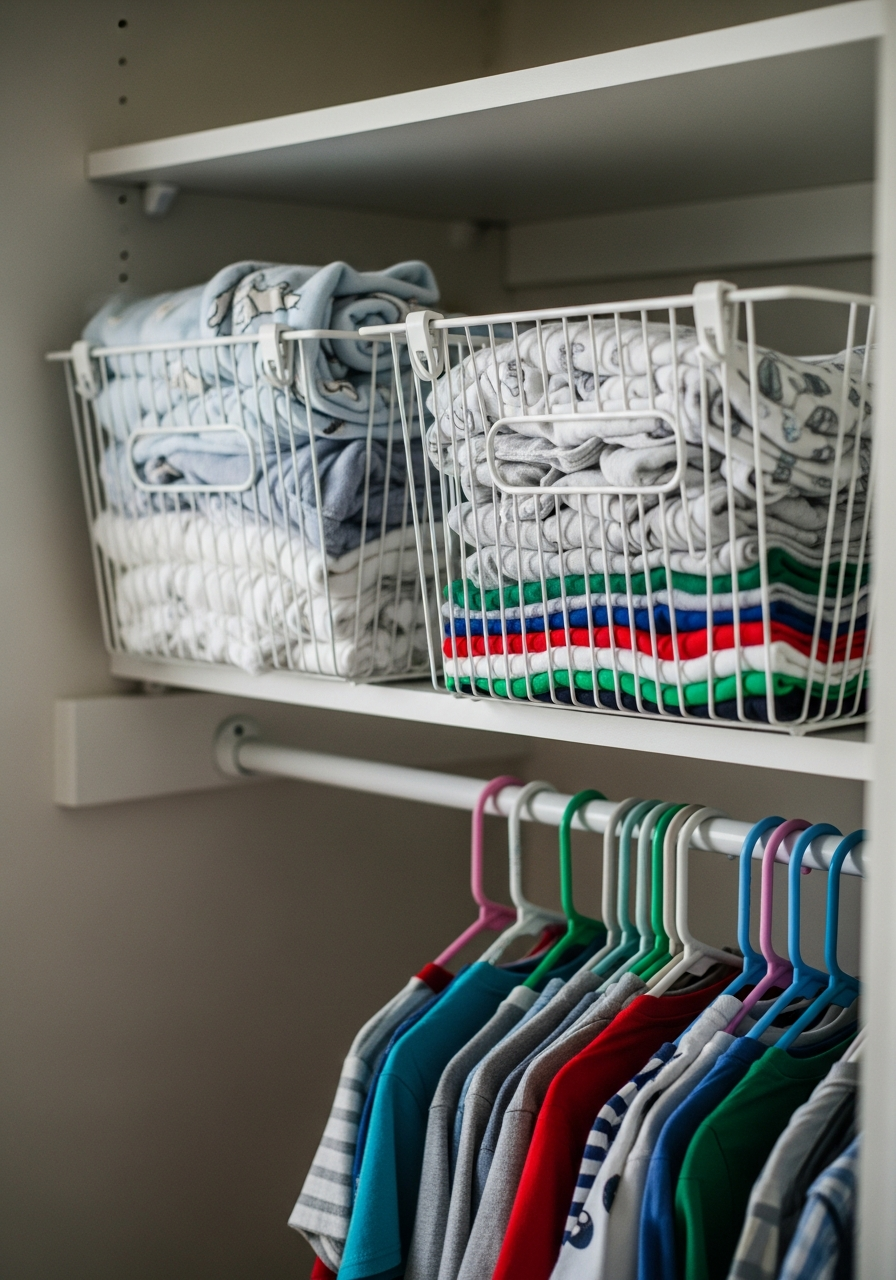 16. Use Under Shelf Baskets