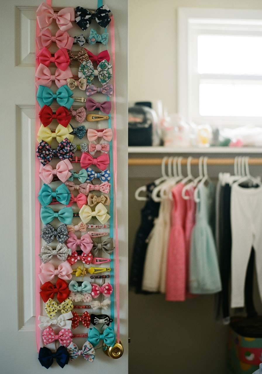 21. Use Hair Bow Organizers
