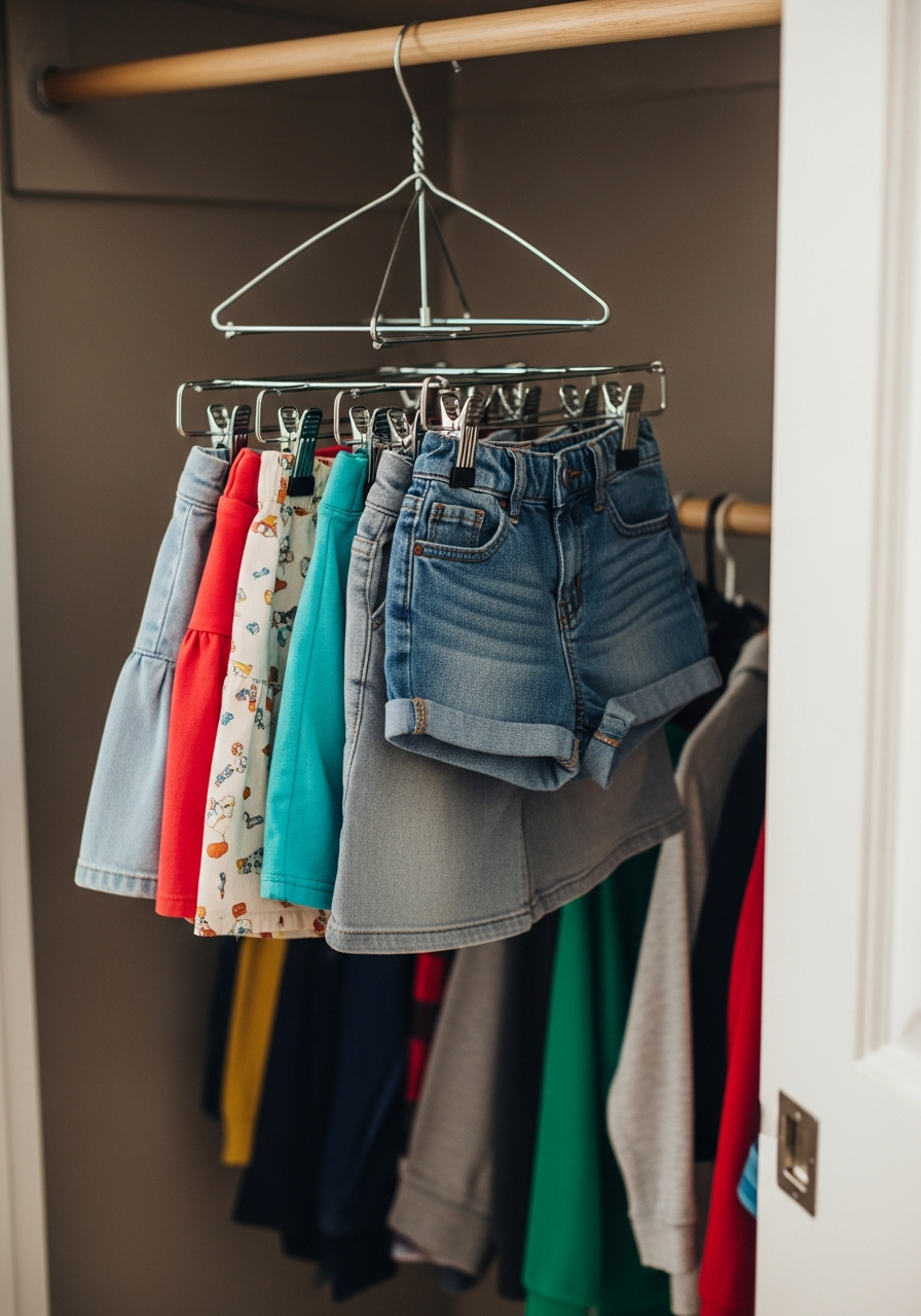 32. Try Tiered Skirt Hangers