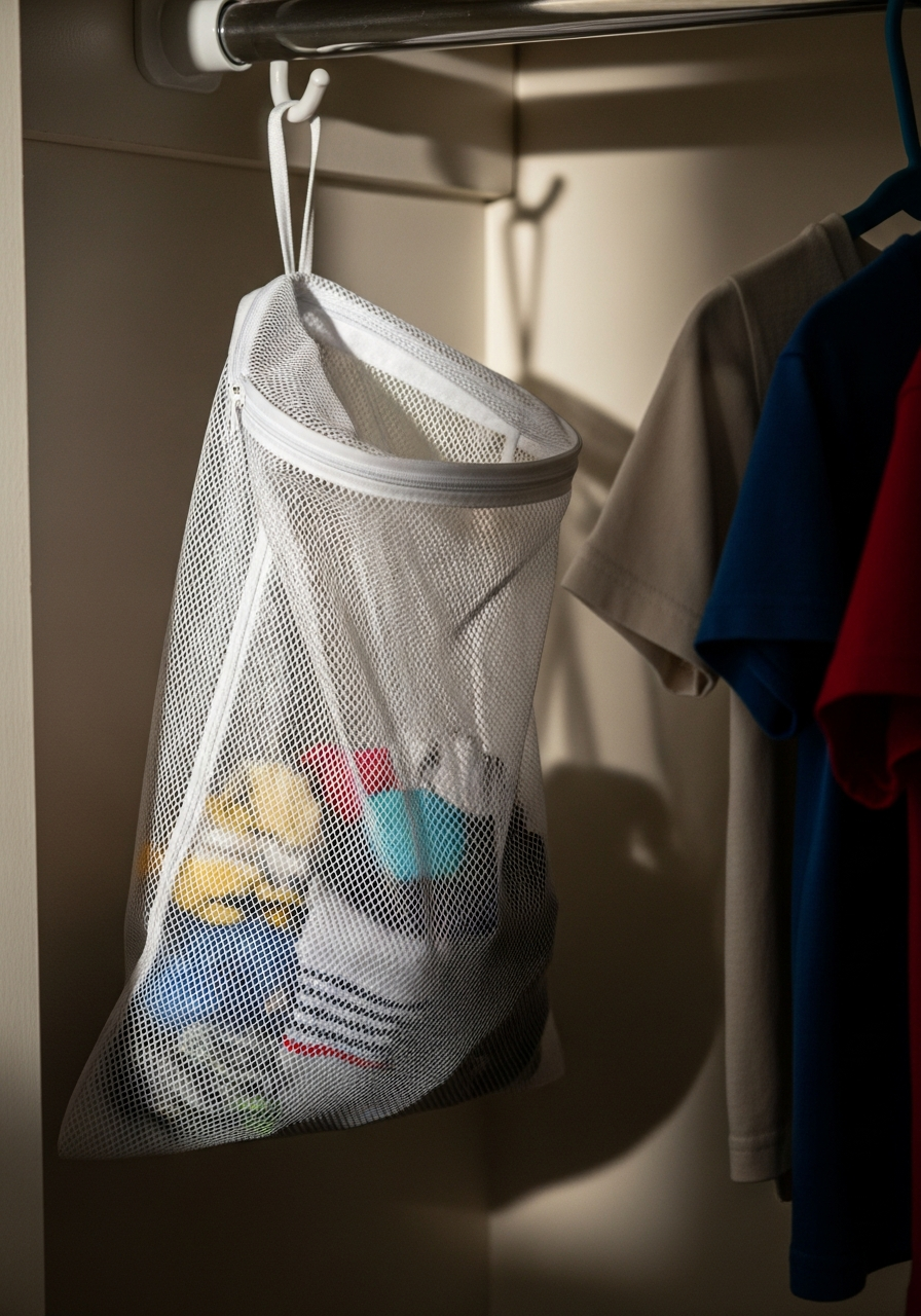 37. Use Mesh Laundry Bags