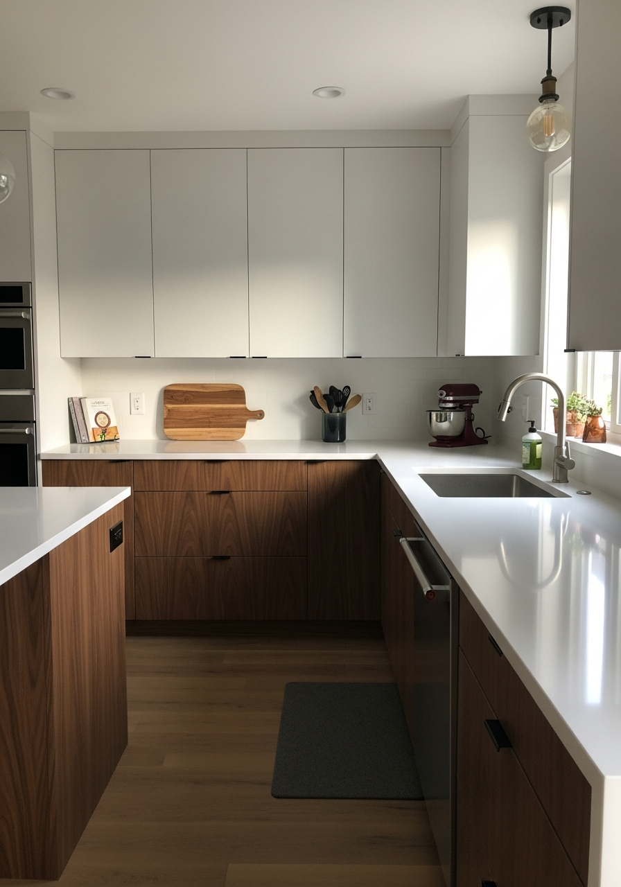 10. White and Dark Walnut