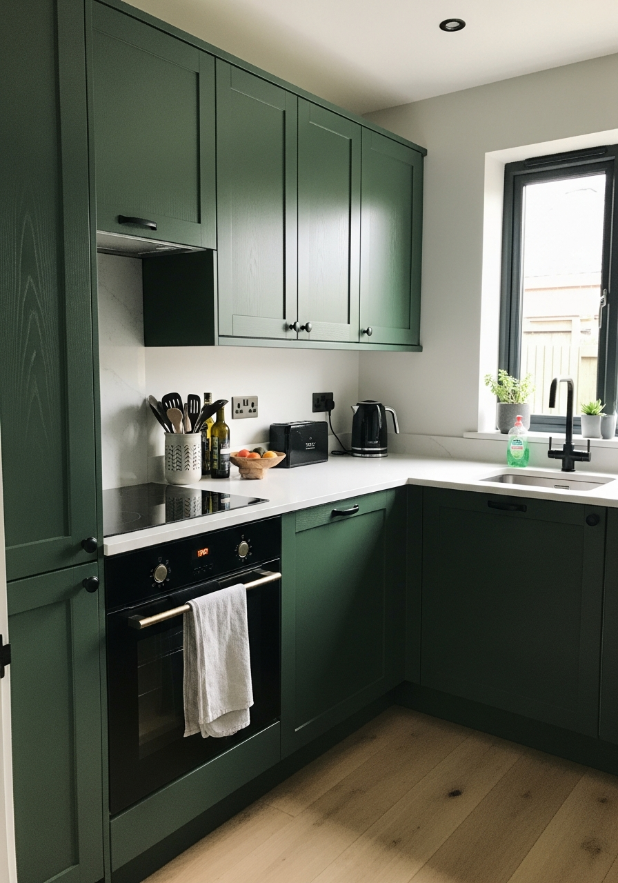 11. Emerald and Matte Black