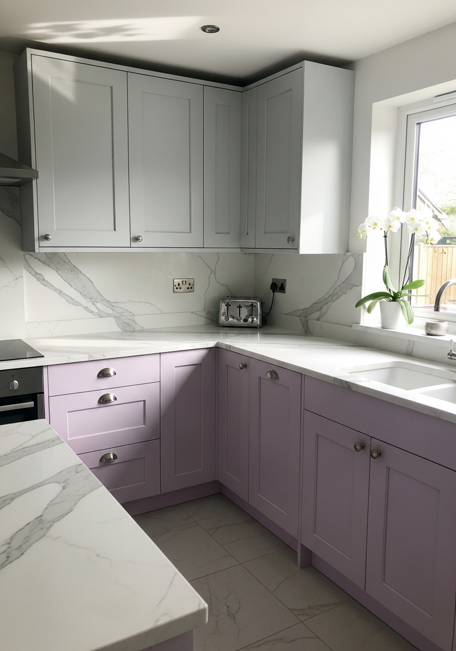 13. Lavender and Cool Gray