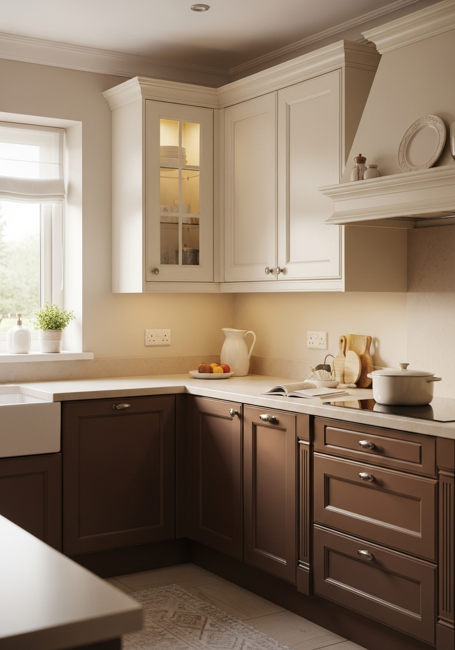 36. Mocha and Creamy Tones