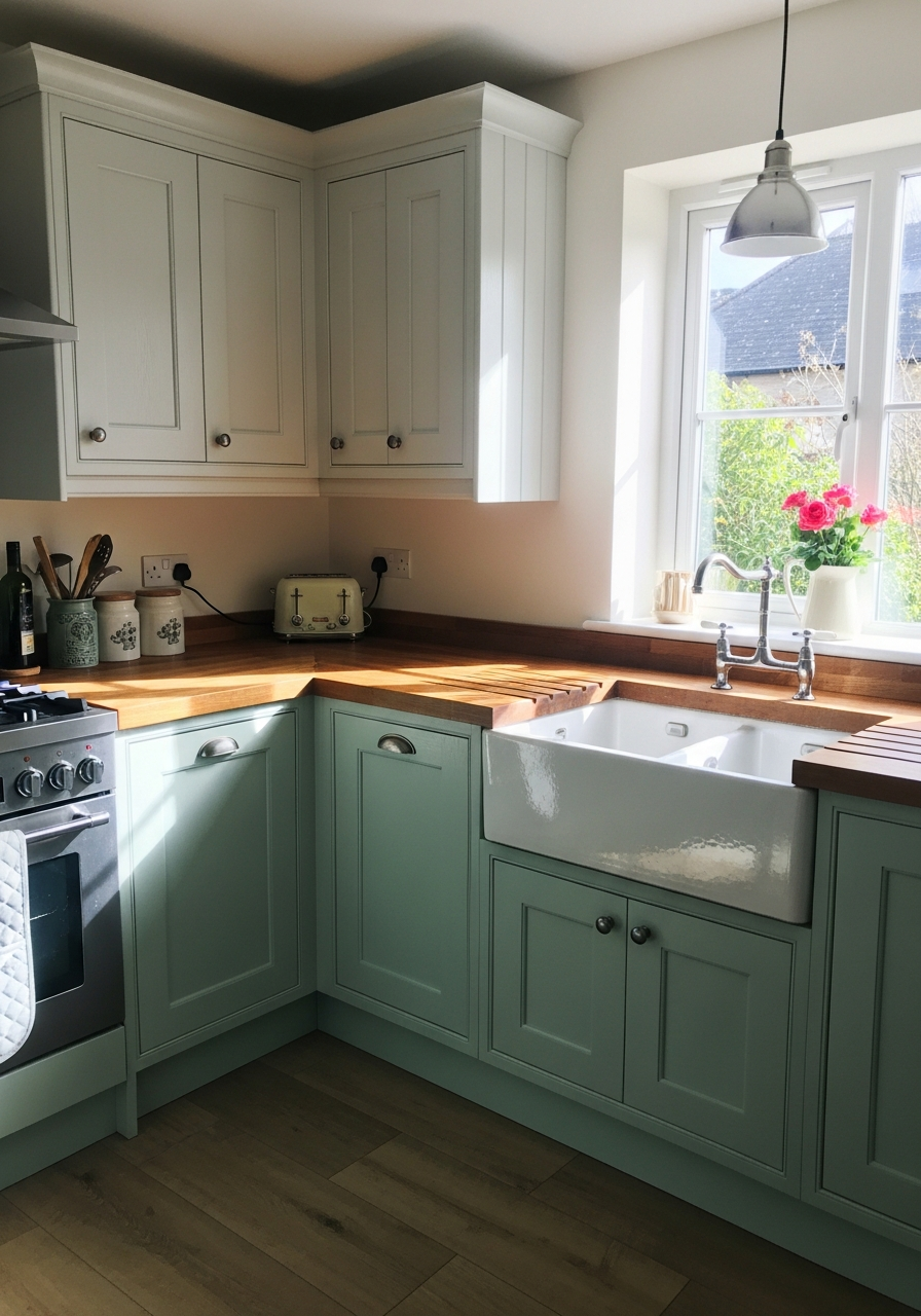 7. Mint and Soft Gray