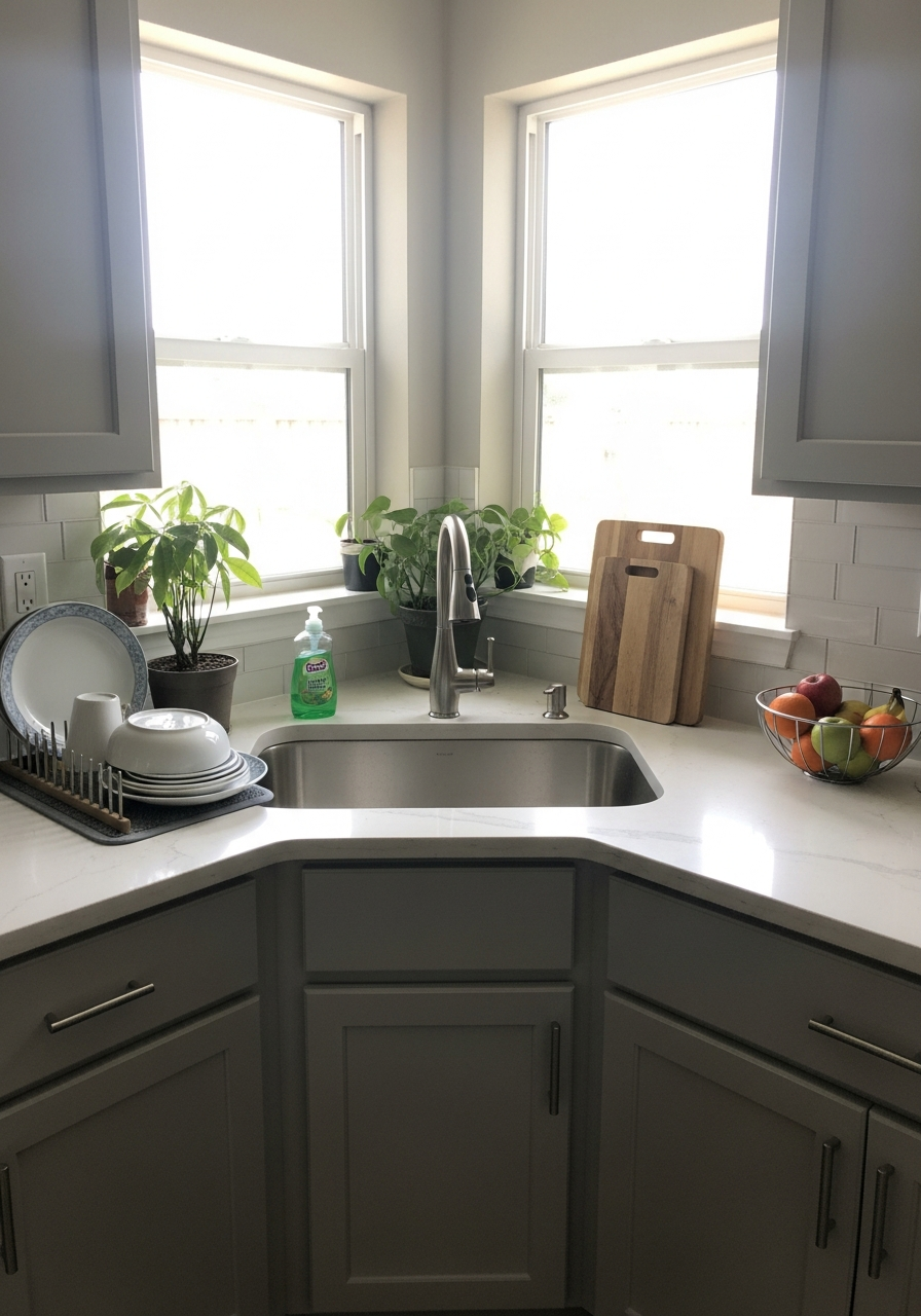 13. Corner Sink Cabinet