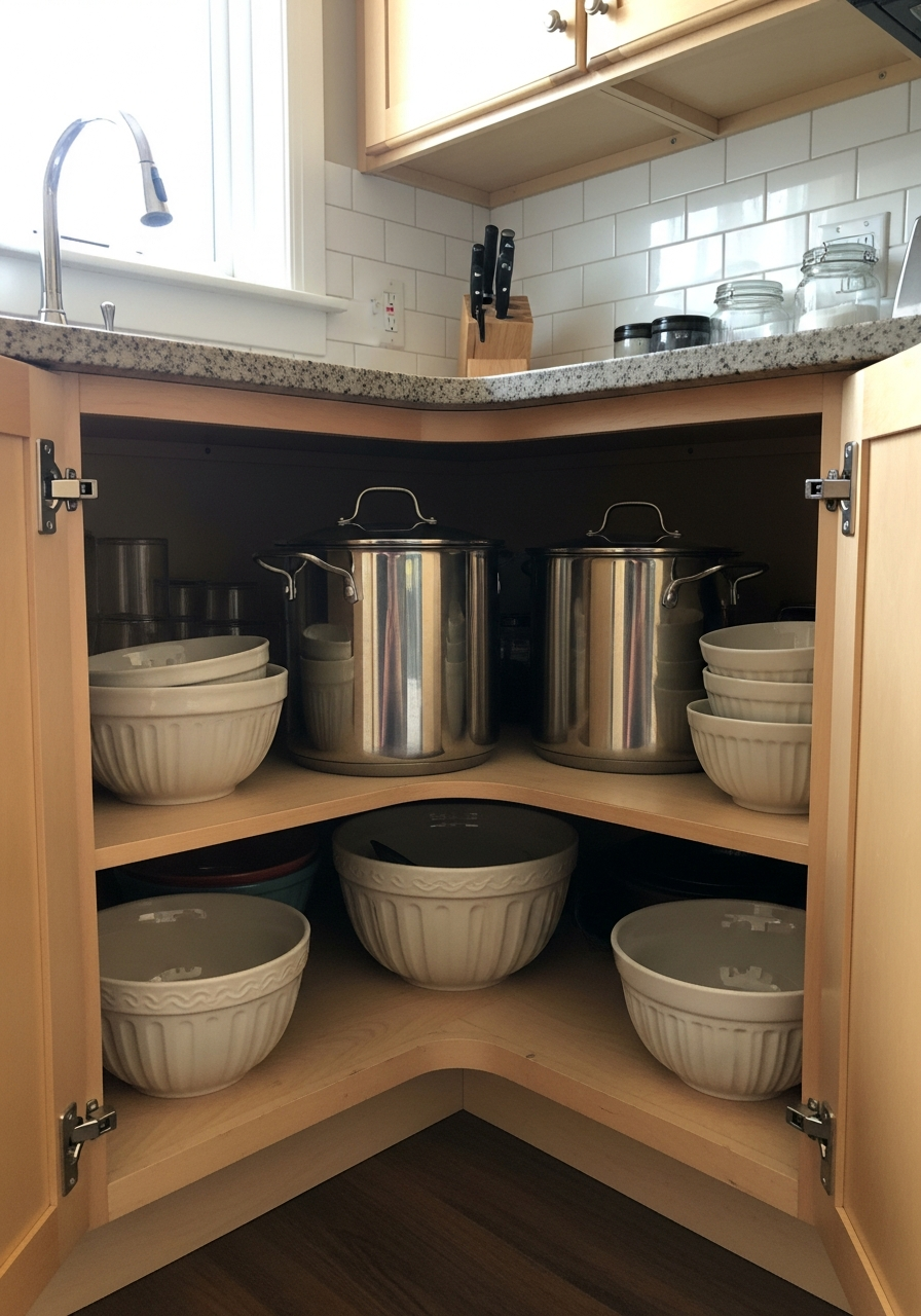 22. Corner Cabinet Deep Storage