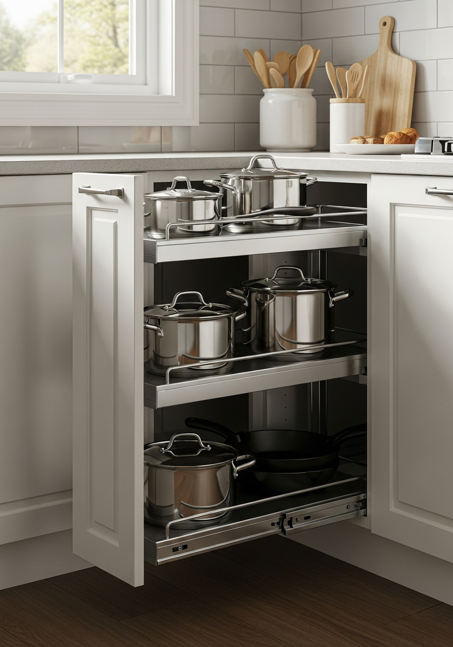 3. Blind Corner Pull-Out Cabinet