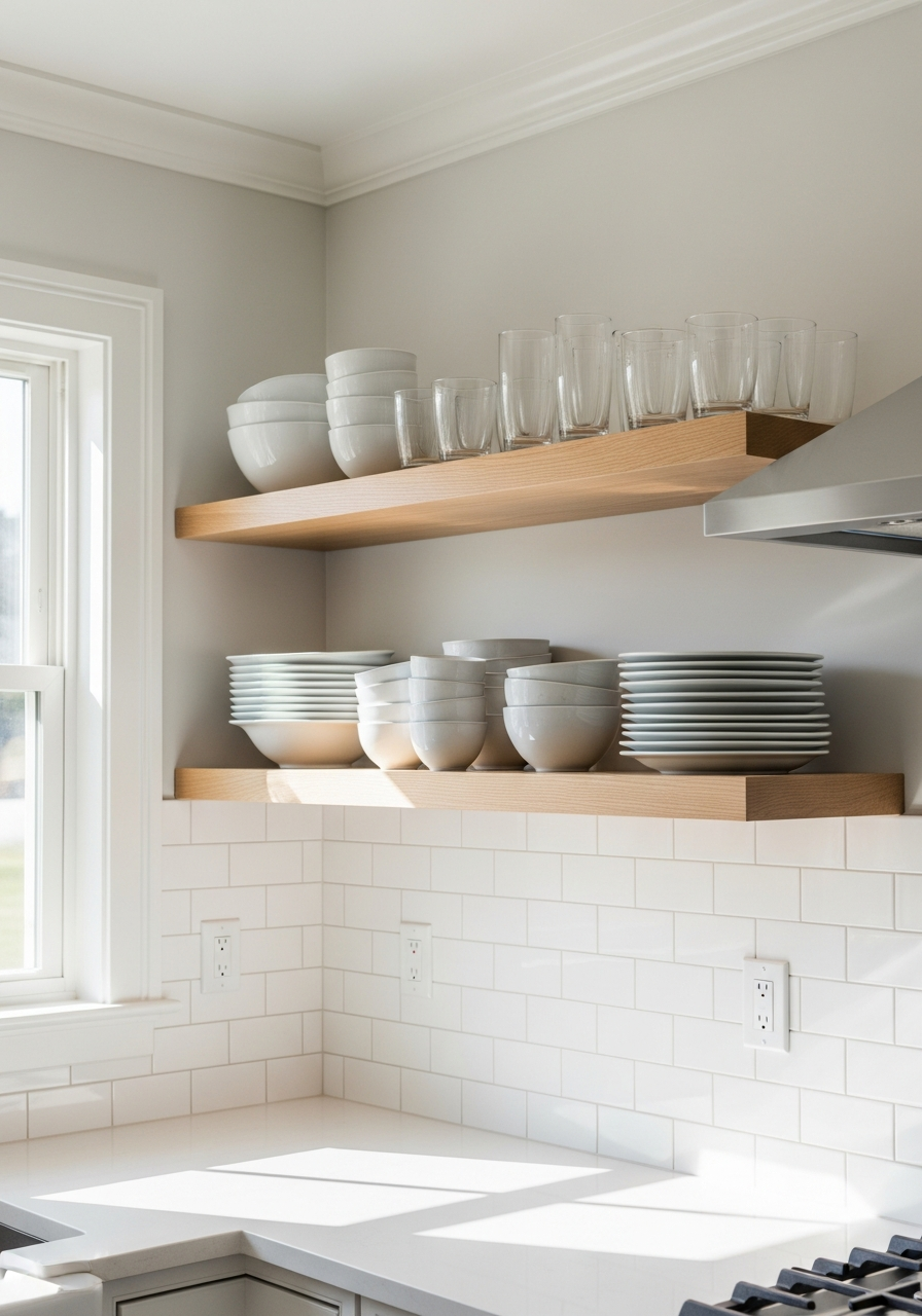 6. Open Corner Shelving Cabinet