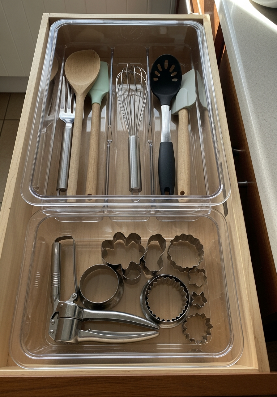 16. Stackable Acrylic Trays