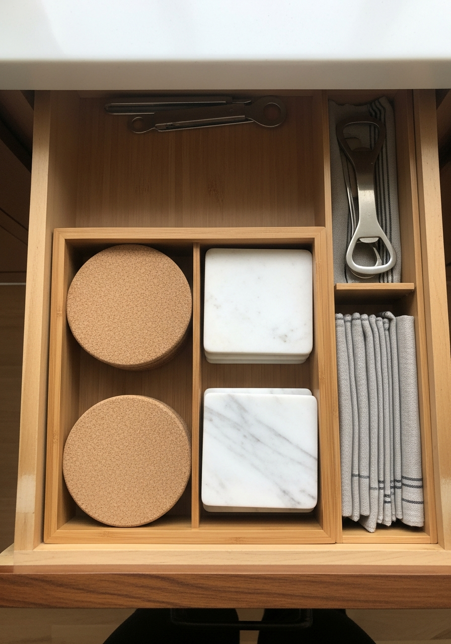 34. Coaster Storage Box