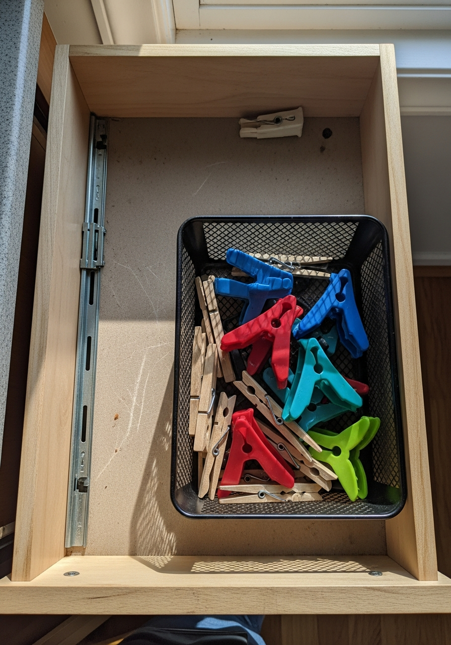 37. Chip Clip Storage Basket