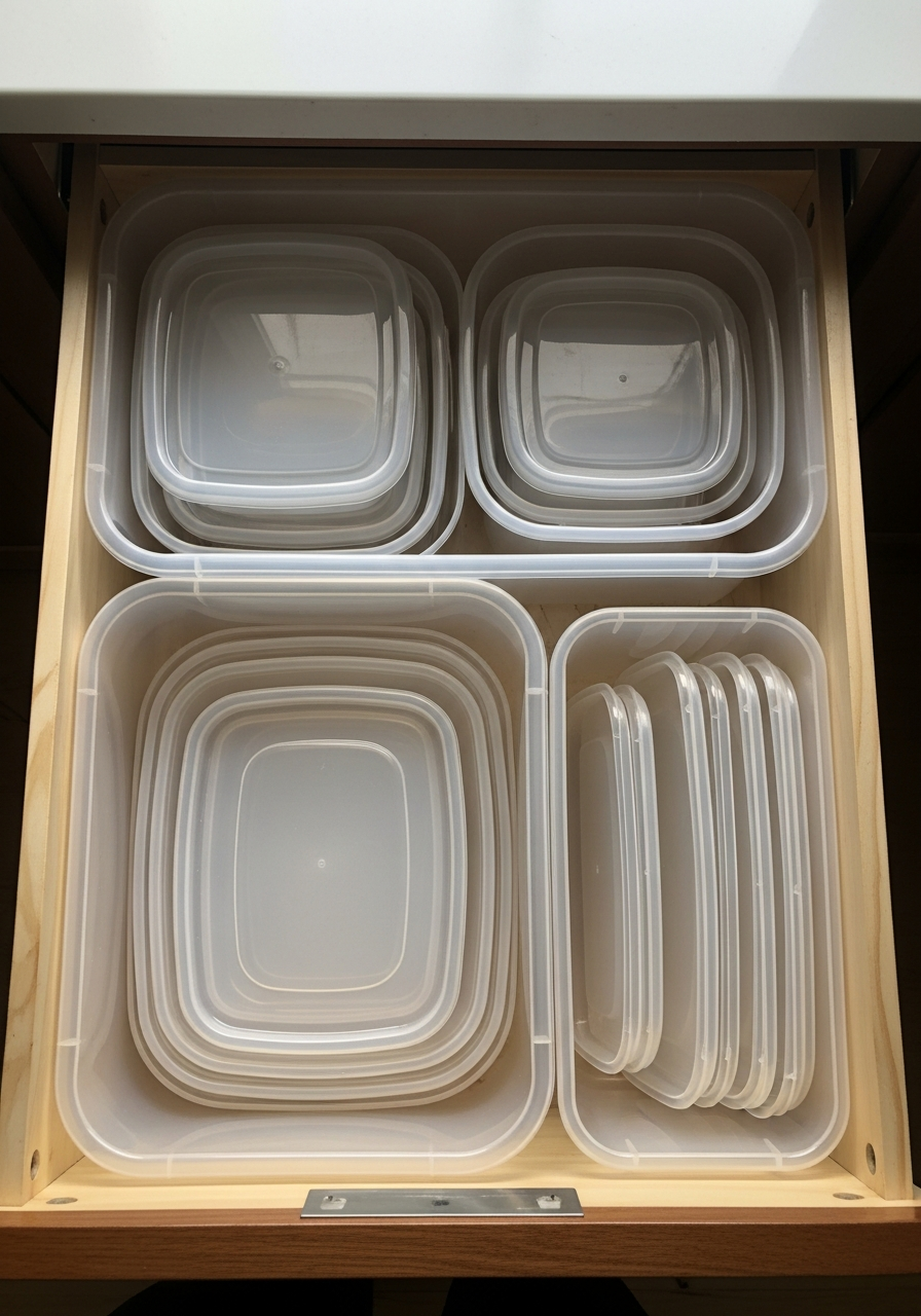 39. Tupperware Bottom Base Bin