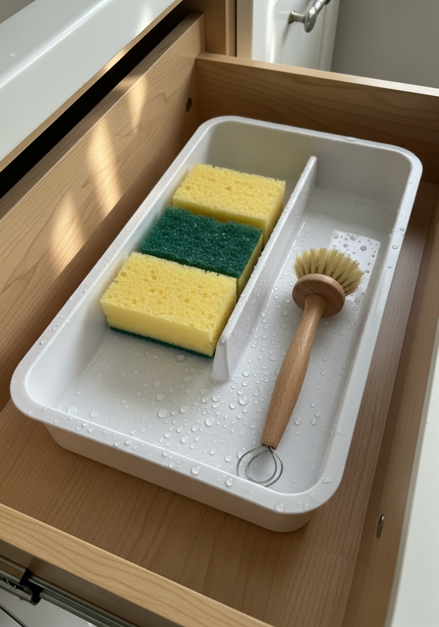 42. Cleaning Sponge Drawer Insert