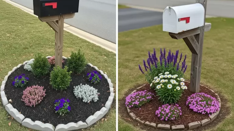 40 Beautiful Mailbox Flower Bed Ideas