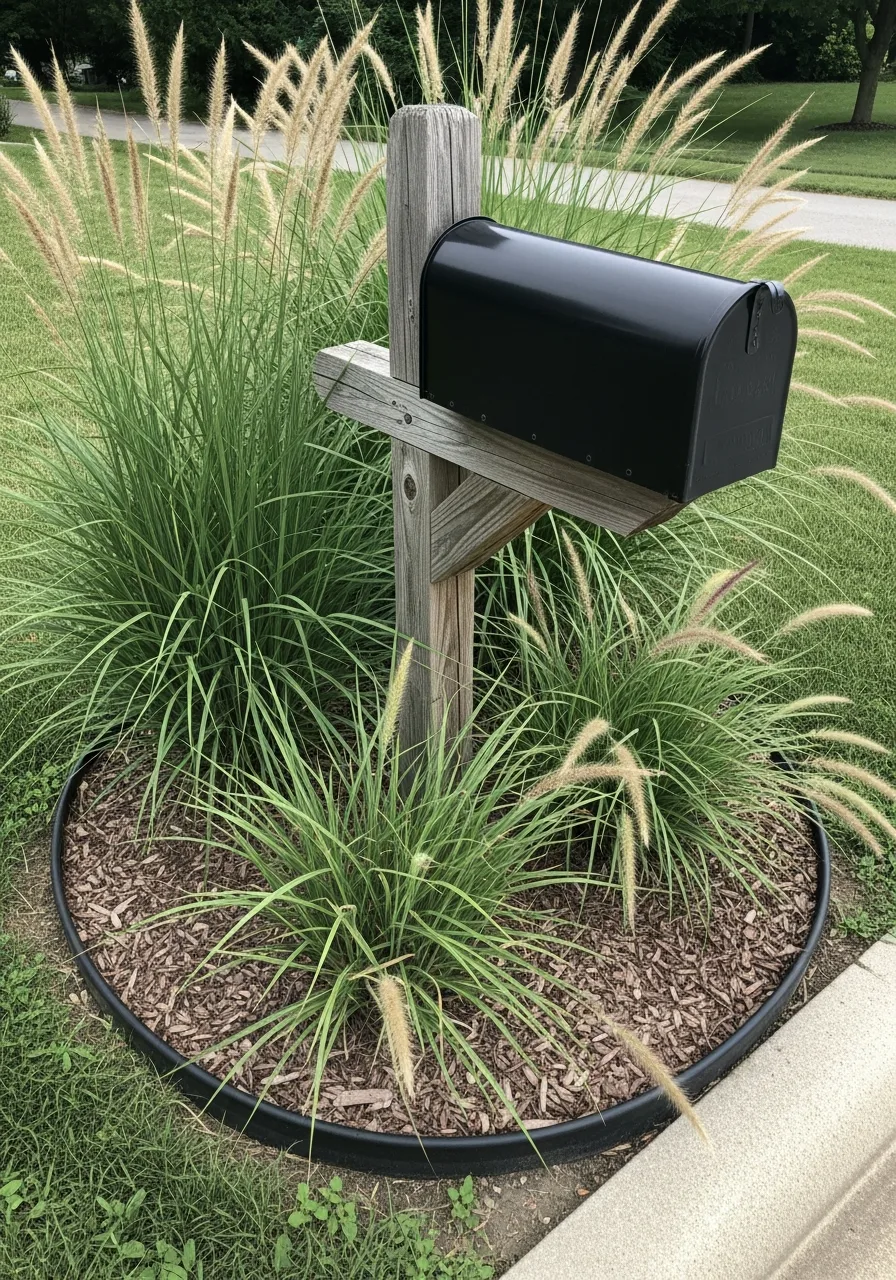 30. Bed With Ornamental Grasses