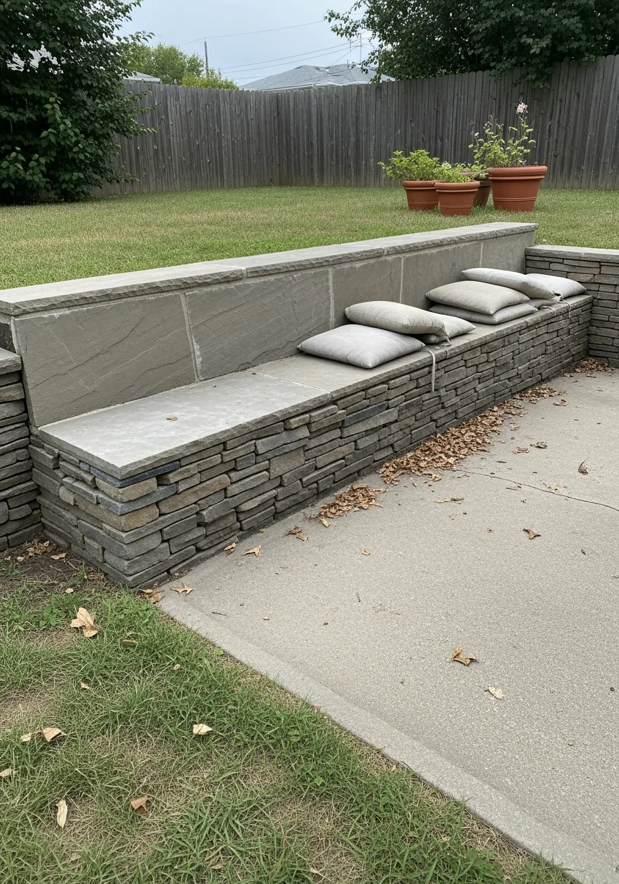 12. Retaining Wall With Seating