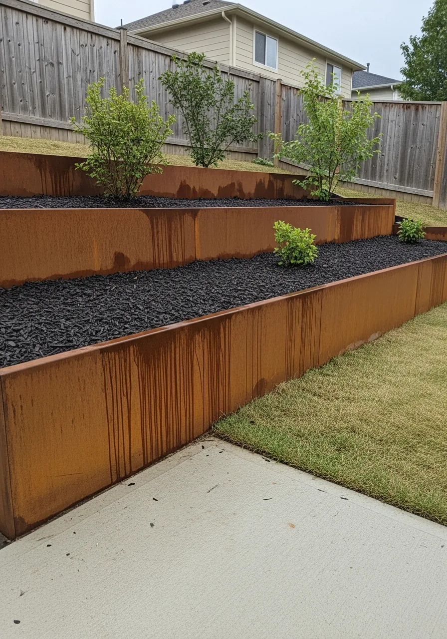 18. Steel Retaining Wall