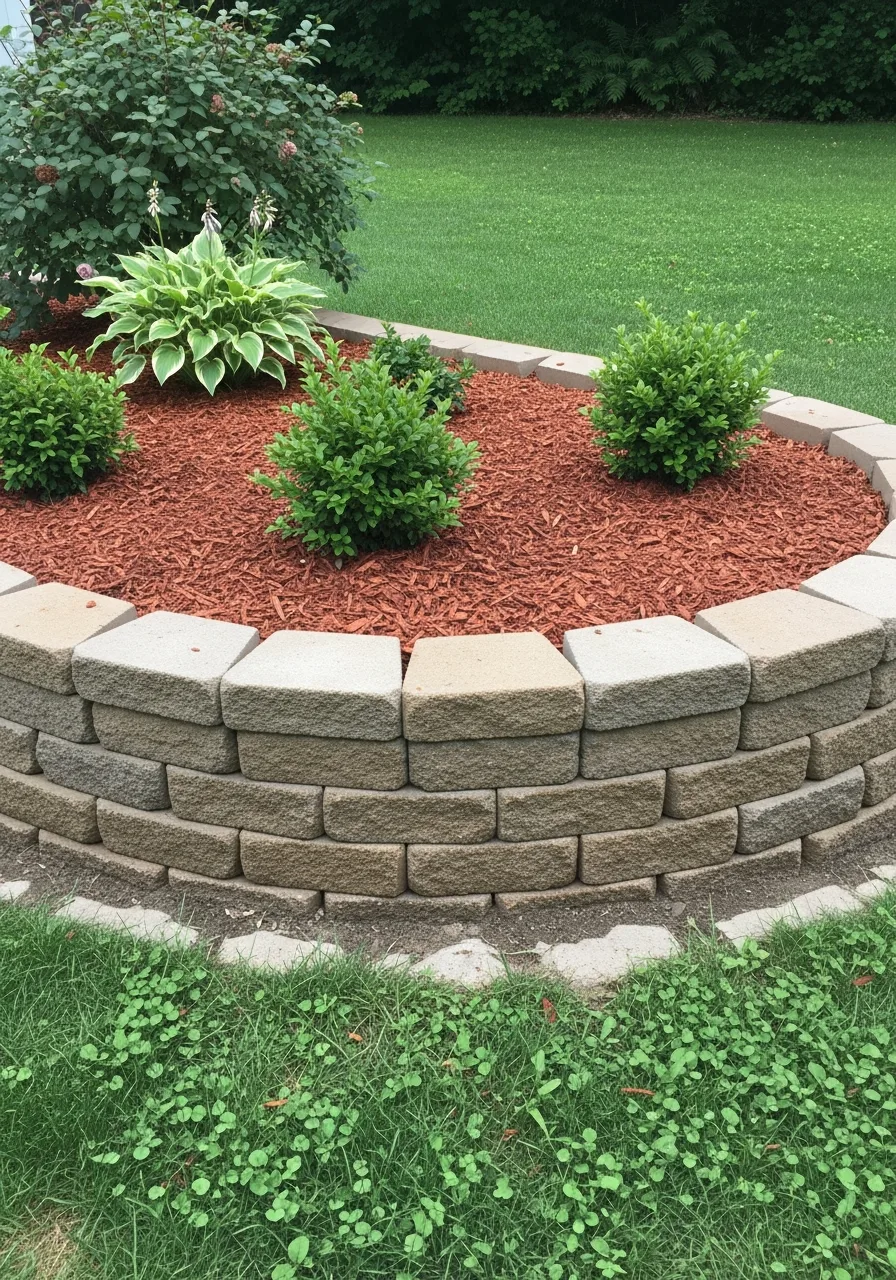 30. Garden Bed Retaining Wall