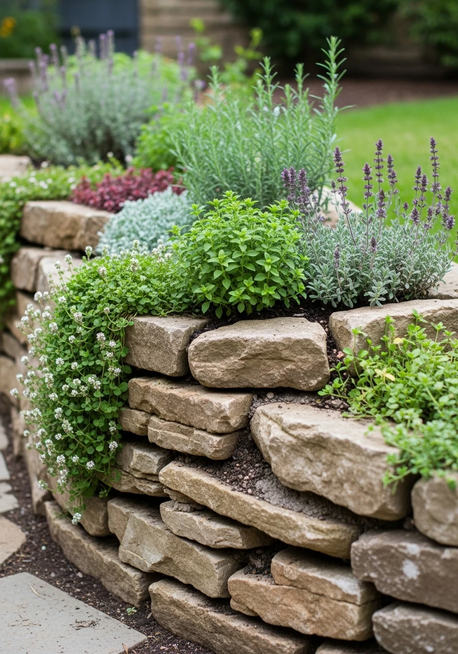 Rockery Retaining Wall - 35 Gorgeous Rock Garden Ideas for Your Backyard Oasis!