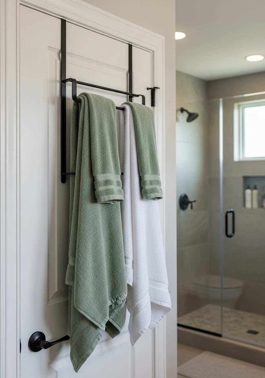 Over-the-Door Towel Rack