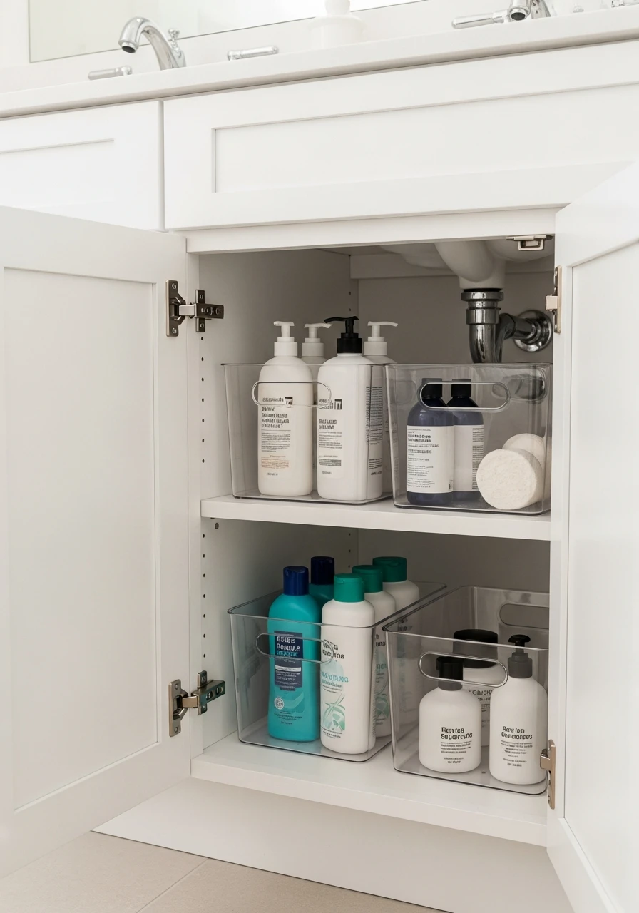 Under-Sink Plastic Bins