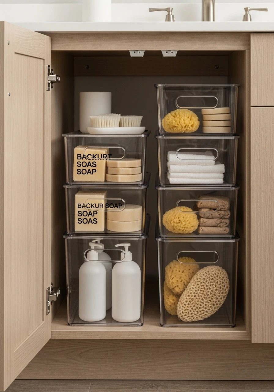 Stackable Plastic Bins