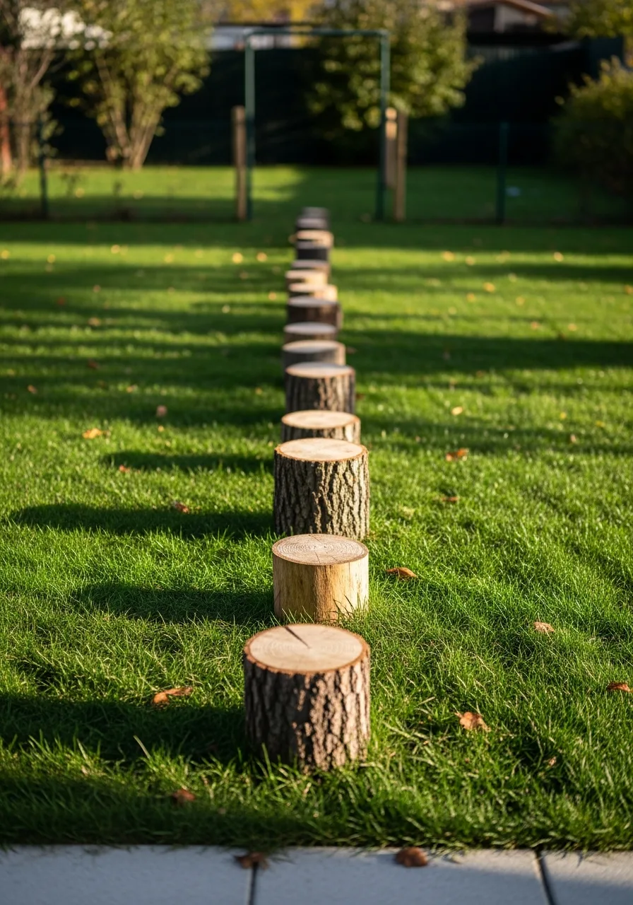 14. Vertical Log Agility Path