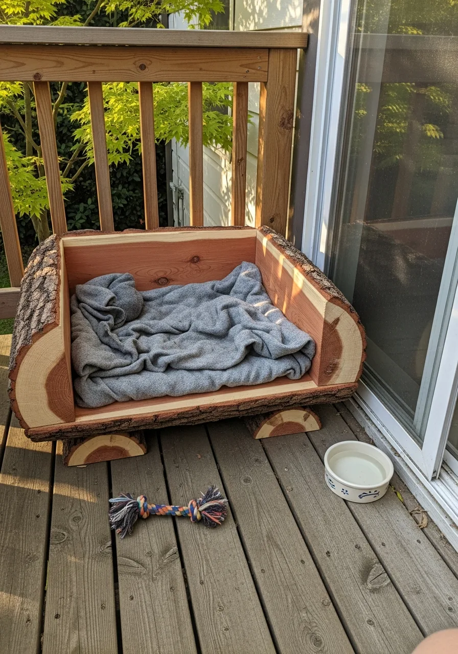 42. Log Outdoor Pet Area