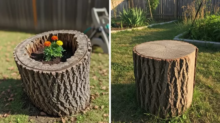 35 Clever Outdoor Tree Stump Ideas